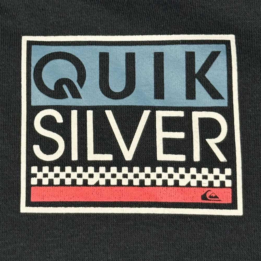 Quiksilver Men's Dark Hoodie with Logo *New* - Picture 3 of 6